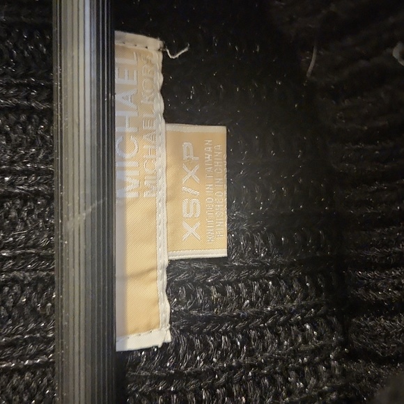 Michael Kors Black shimmer Sweater half sleeve knit - Picture 9 of 10